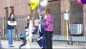 Mayor Bill de Blasio Visits St. Bartholomew’s UPK Center During First Day of Public School Classes