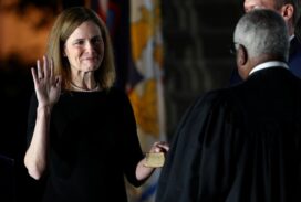 Justice Barrett Promises to Serve ‘Without Fear or Favor’