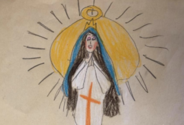 Good Shepherd Student Raises Money for Nearby Church’s Vandalized Statue