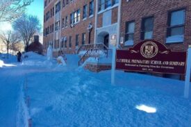 Students Across Diocese Have School, Learning Remotely on First Snow Day