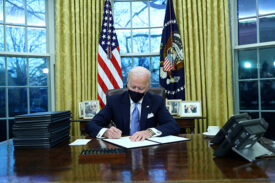 Biden Signs Flurry of Executive Orders In His First Days 