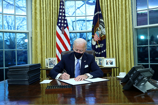 Biden Signs Flurry Of Executive Orders In His First Days - The Tablet