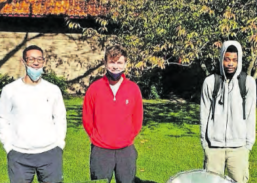 Only in Print: Their Moment to Shine: Students Use Ingenuity, Science to Sanitize PPE