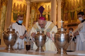Bishop DiMarzio Speaks of Priestly Brotherhood at Chrism Mass