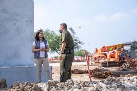 Malliotaks Describes Visit to the Border as a ‘Very Alarming Trip’