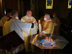 Only in Print: ‘You See, Perhaps, an End Is in Sight,’ Bishop DiMarzio Says at Easter Vigil 