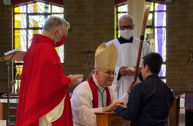 Only in Print: 19 Students Receive Holy Spirit Through Rite of Confirmation