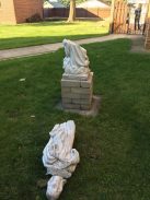 St. Adalbert Parishioners Raise $4,000 to Repair Damaged Statue