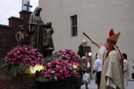 New Mother Cabrini Statue Stands Proud and Tall Outside Brooklyn Parish Where She Served