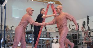 Shuba’s Historic Handshake Immortalized with Statue