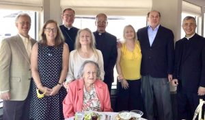 A Mother Marks A Century Of Life Surrounded By A Loving Family, Including Two Priests