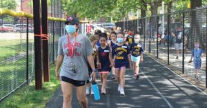 Crusader Track Team Steps Up for CYO Runners
