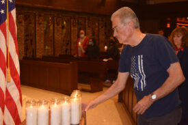St. Helen’s Church Remembers Heroes With Candlelight Prayer Service