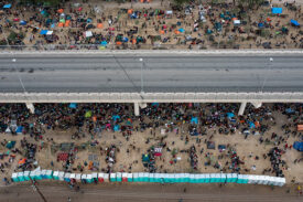 In Del Rio, Mixed Feelings Over Border-Crossing Migrants