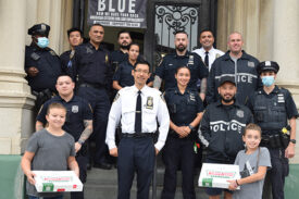 Only In Print: Students Show Support and ‘Respect’ For Local NYPD Cops With Sugary Treat
