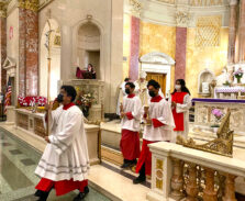 Ranks of Altar Servers Grow at Basilica of Regina Pacis As Numbers Fall Elsewhere