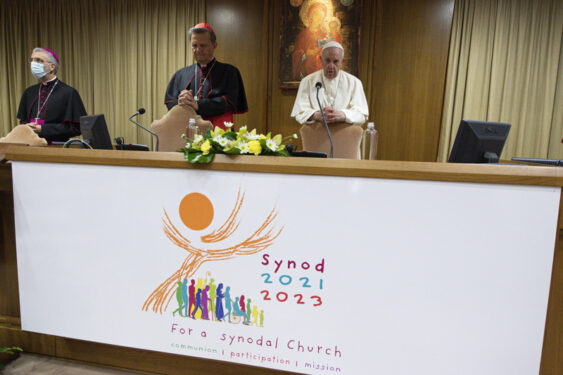 POPE MEETING SYNOD PROCESS