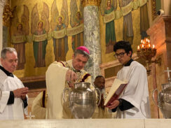 Oils Blessed, Clergy Renew Vows at Chrism Mass
