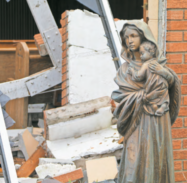 Temporary Church Steels Faith of Parish After Destructive Tornadoes