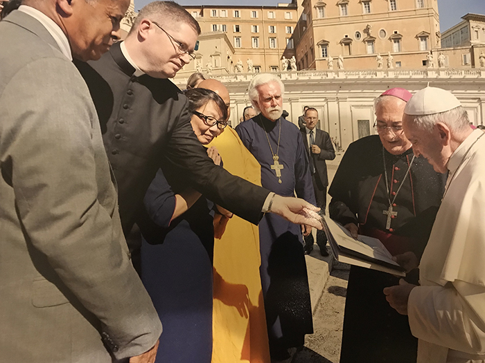 CCBQ Cuts Ribbon For Pope Francis Apartments at Loreto The Tablet