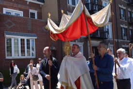 Bishop Brennan Celebrates Feast of Corpus Christi at Most Precious Blood Parish