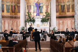 Music Helps Fill the Church At the Co-Cathedral of St. Joseph