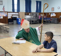 Teachers, Parents, Students Praised by Bishop Brennan at Catechetical Sunday Observance