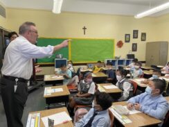 First Day of School Brings Excitement for Students … and the Superintendent