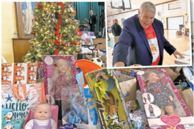 Retired Cop’s Christmas Party for CCBQ Brings Toys to Thousands