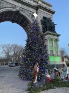 Diocese of Brooklyn’s Christmas Tree Lights Up The Sky at Grand Army Plaza