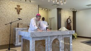 From the Ashes: St. Pius X Parishioners Marvel at Rebuilt Church After Fire