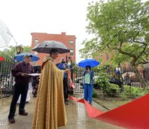 Mother’s Long-Lost Memorial to Child Revived in Marian Garden at St. Agnes
