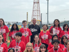 Diocesan Grade School Graduates Honored in Celebration Before ‘Collars vs. Scholars’ Game