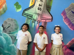 STEM and Faith Intersect in New St. Mel’s Catholic Academy Mural 
