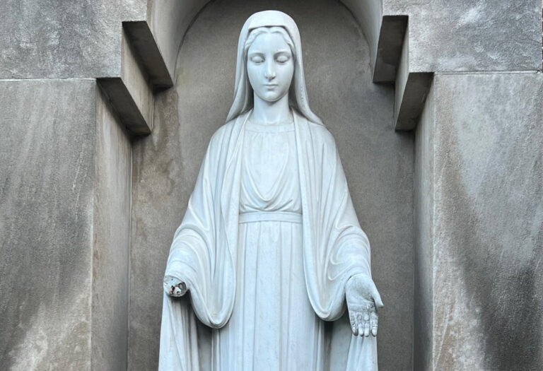 A Statue Outside Queens Church Vandalized; Third Attack on a Church in