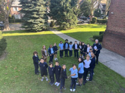 Queens Parishioners Form a ‘Living Rosary’ to Pray for Peace