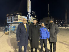 Bishop Brennan Stands in Solidarity With Jewish Community on Last Day of Hanukkah