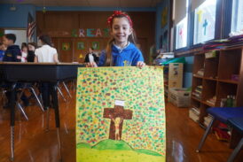 Art Enhances Stations of the Cross Lessons for Queens Catholic School Students  