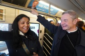 Spiritual Commute: Riding the 7 Train With Bishop Brennan to the Eucharistic Revival