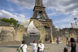 Local Priests Flex Fan Muscles for Paris Olympics
