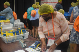 Volunteers Come Together at National Eucharistic Congress to Provide Food Relief for Indiana’s Hungry