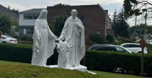 Vandal Decapitates Statue of Jesus Outside Queens Church in Early Morning Attack