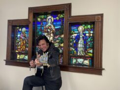 Deacon Liguori Helping Get Elvis Back to the Chapel