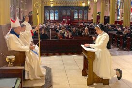 Dominican Sister at Transfiguration Renews Vows on Feast Day of Our Lady of Altagracia