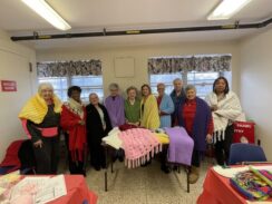 It’s ‘Shawl’ in the Family for One Ministry at Our Lady of Lourdes