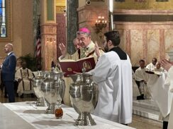 Bishop Brennan to Bless Sacred Oils, Speak to Priests at Chrism Mass