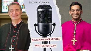 Bishop Robert Brennan, Bishop of Columbus Unite to Advocate for Religious Workforce Protection Act