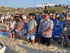 Sun, Sand, Scripture: Bishop Celebrates Feast of the Assumption on the Beach