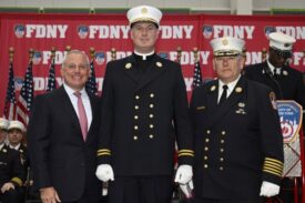 Father Peter Purpura Sworn in as FDNY Chaplain; Aims to Continue Legacy of Msgr. Delendick