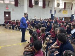 Swim Safety Lesson Makes a Splash With St. Joan of Arc Students in Queens